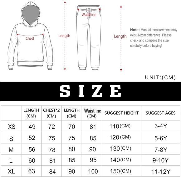 Unspeakable Merch Sweatshirt and sweatpants set Kids - Picture 5 of 7